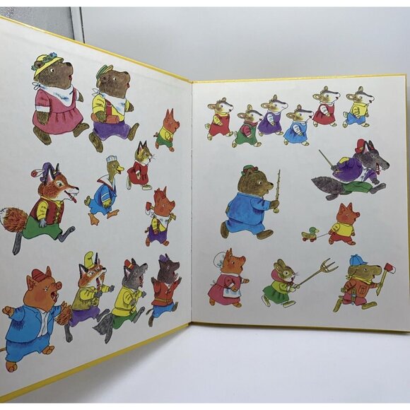 Richard Scarry's Animal Nursery Tales Picture Book Vintage 1975 Golden Book - Picture 3 of 10